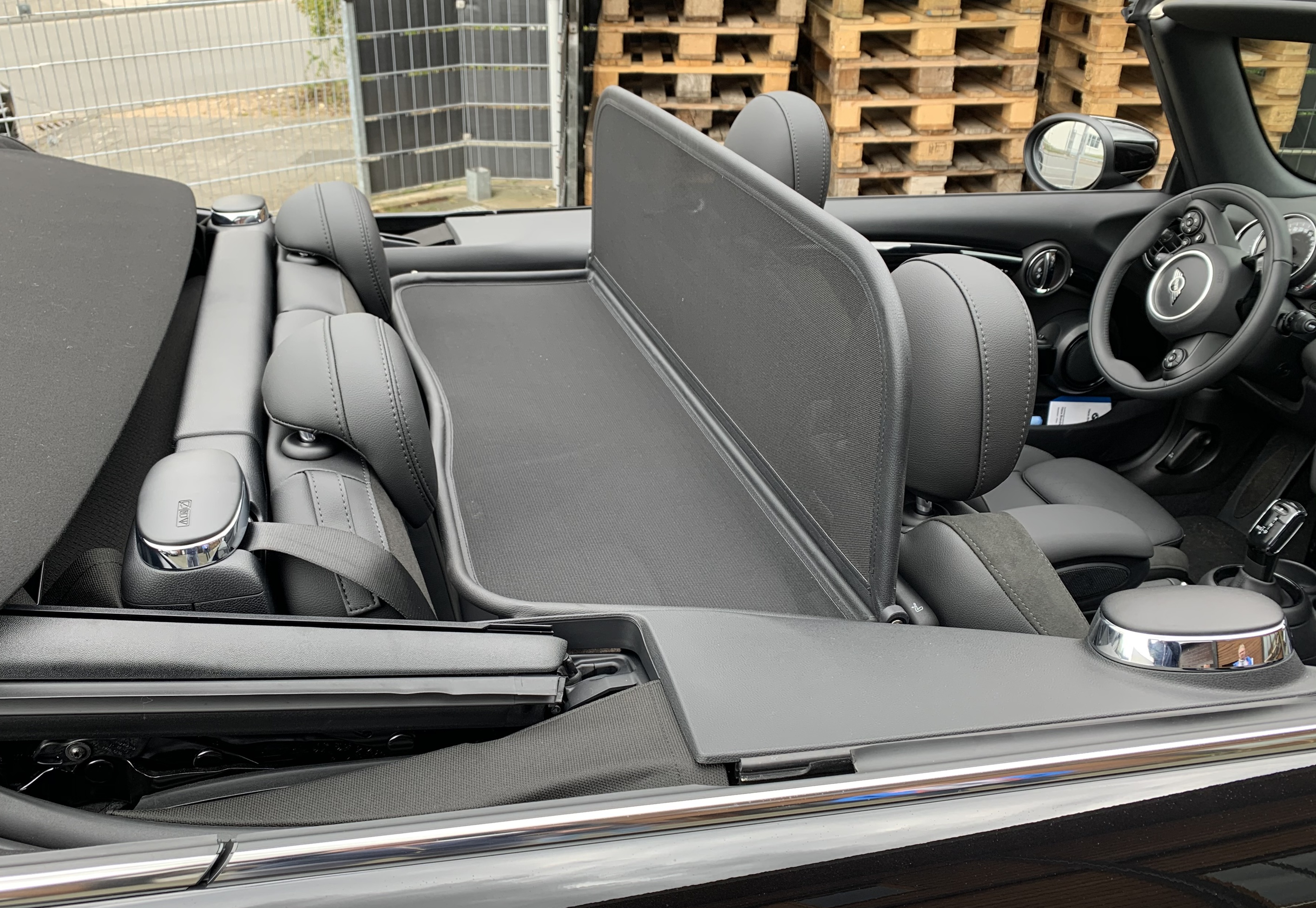 AIRAX Windschott für BMW Mini Cooper Cabrio F 57 Convertible mit Tasche