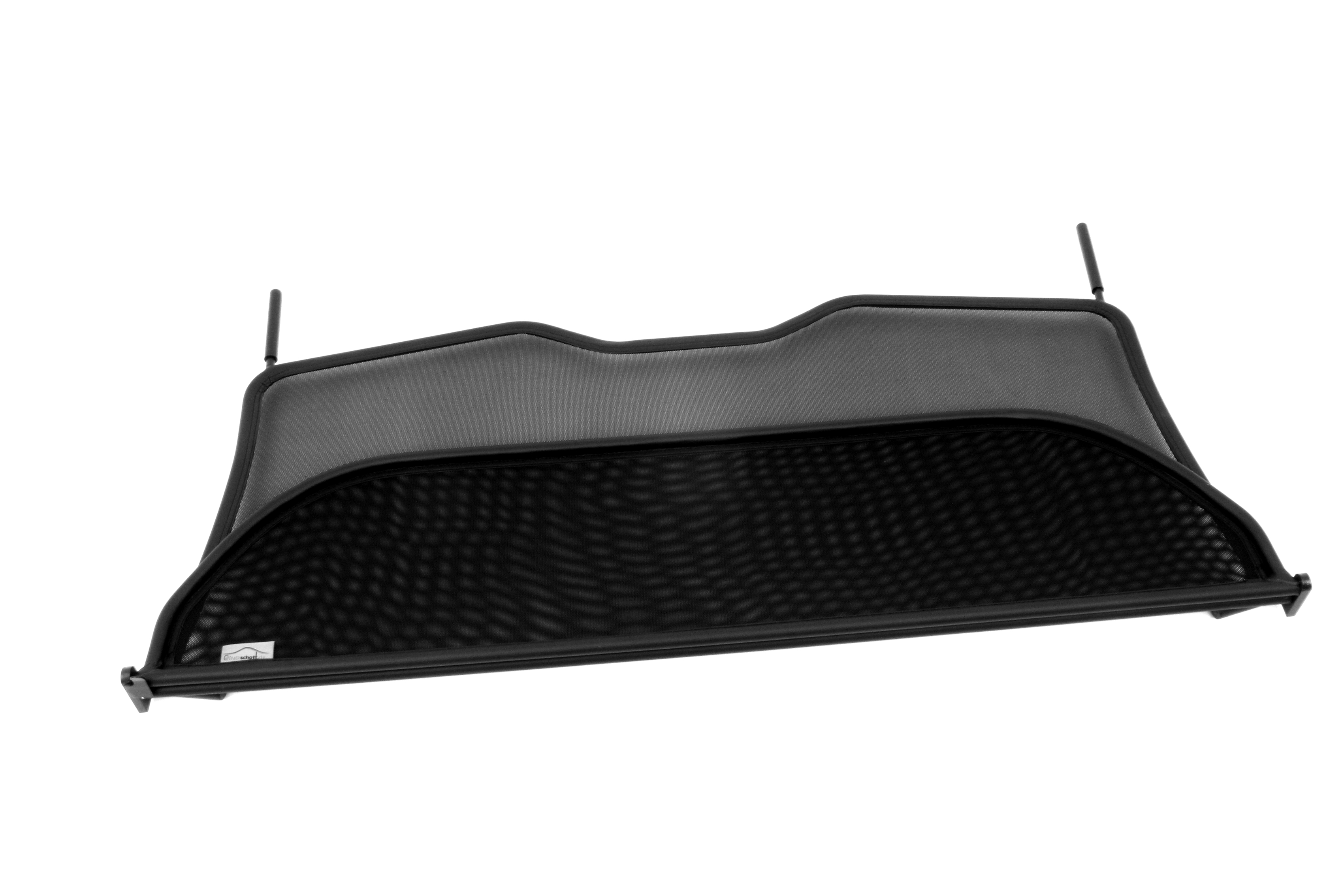 AIRAX wind deflector for Ford MUSTANG VI with quick release Lightbar Design