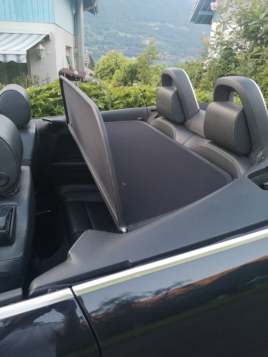 Windschott, Auto Armlehnen, Schutzhüllen - Herstellung und Vertrieb -  Windschott für die Rücksitze Audi A3